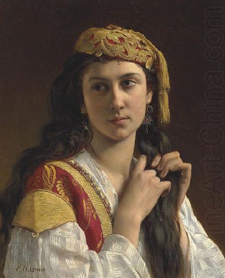 Charles-Amable Lenoir Jeune fille grecque china oil painting image